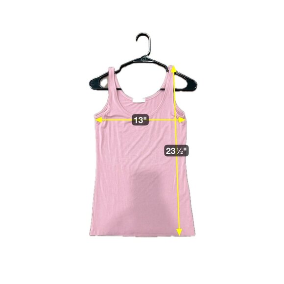 Hinge Sleeveless Tank Top Mauve Size Large Scoop Neck Casual Summer Essential - Picture 7 of 10